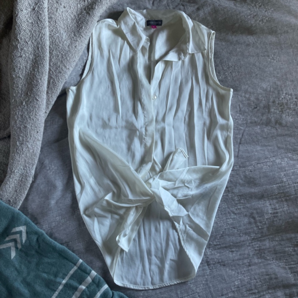 Vince Camuto Button Down Collared Tank Looks Like… - image 2